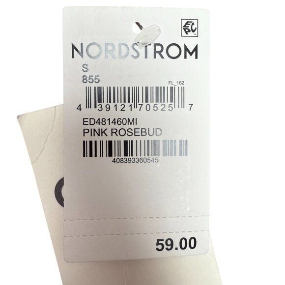 NWT Women's OPEN EDIT Ruched T-Shirt Dress Pink‎ Rosebud | Size S - Picture 6 of 7